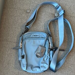 Tumi Voyageur Ruma Nylon Bag in Dusty Blue